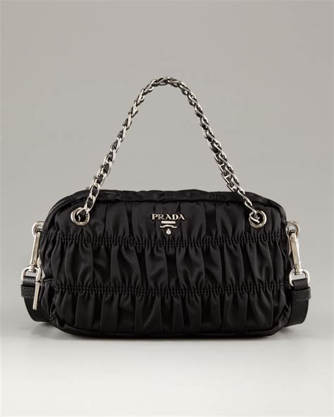 prada nylon bag price list|Prada ruched nylon bag.